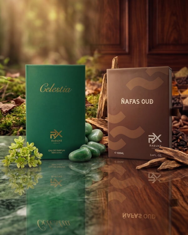 celestia,nafas oud perfume combo